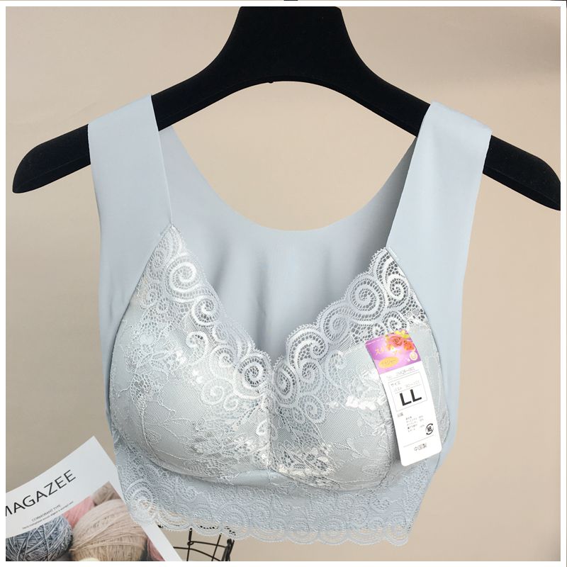美背无痕大码无托胸罩轻薄无压力