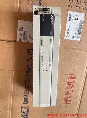 （宏强工控）FX3U-128MT 三菱拆机正品PLC 功能完好 质量保证