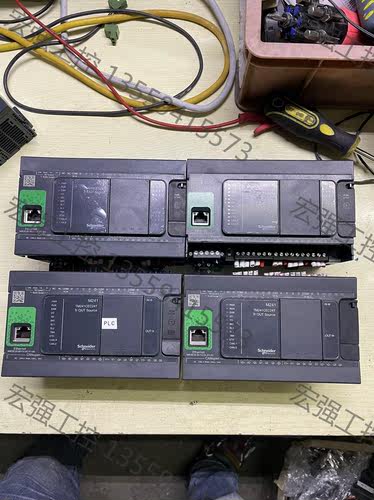 （宏强工控）施耐德PLC，TM241CEC24T，二手拆机实物图，功能正议