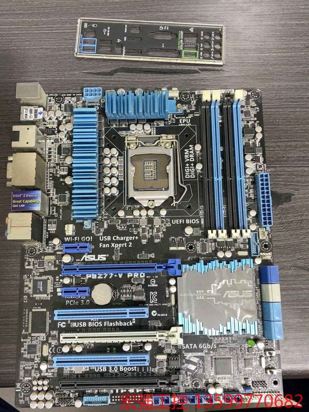 (宏强工控)华硕p8z77-v pro主板 正常使用 功能正常 无修无暗议