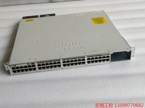 （宏强工控）思科Cisco WS-C9300-48U-A 48口千兆交换电子产