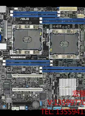 （宏强工控）全新华硕服务器主板Z11PA-D8C  双路   主芯片组：电