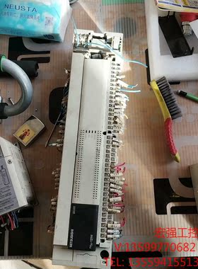 （宏强工控）三菱plc拆机一台，FX3U-128MR/ES-A,FA2N电子产品