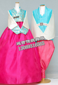 进口面料情侣韩服/朝鲜族特色服装/韩国韩服/男士韩服/女士韩服01