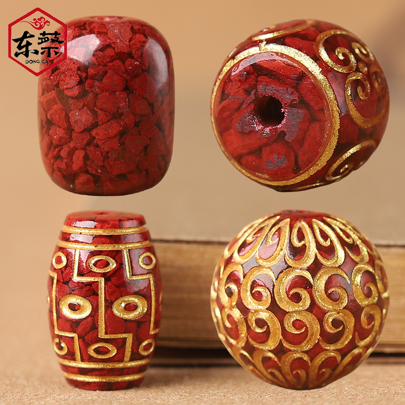 晶体砂原矿朱砂光面桶珠diy手链装饰回纹散珠手串配件材料装饰品,珠宝/钻石/翡翠,DIY配件,淘宝优惠券,粉丝福利购,淘宝优惠卷