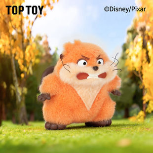 正版TOPTOY迪士尼皮克斯河狸变身计划系列盲盒植绒公仔动漫周摆件