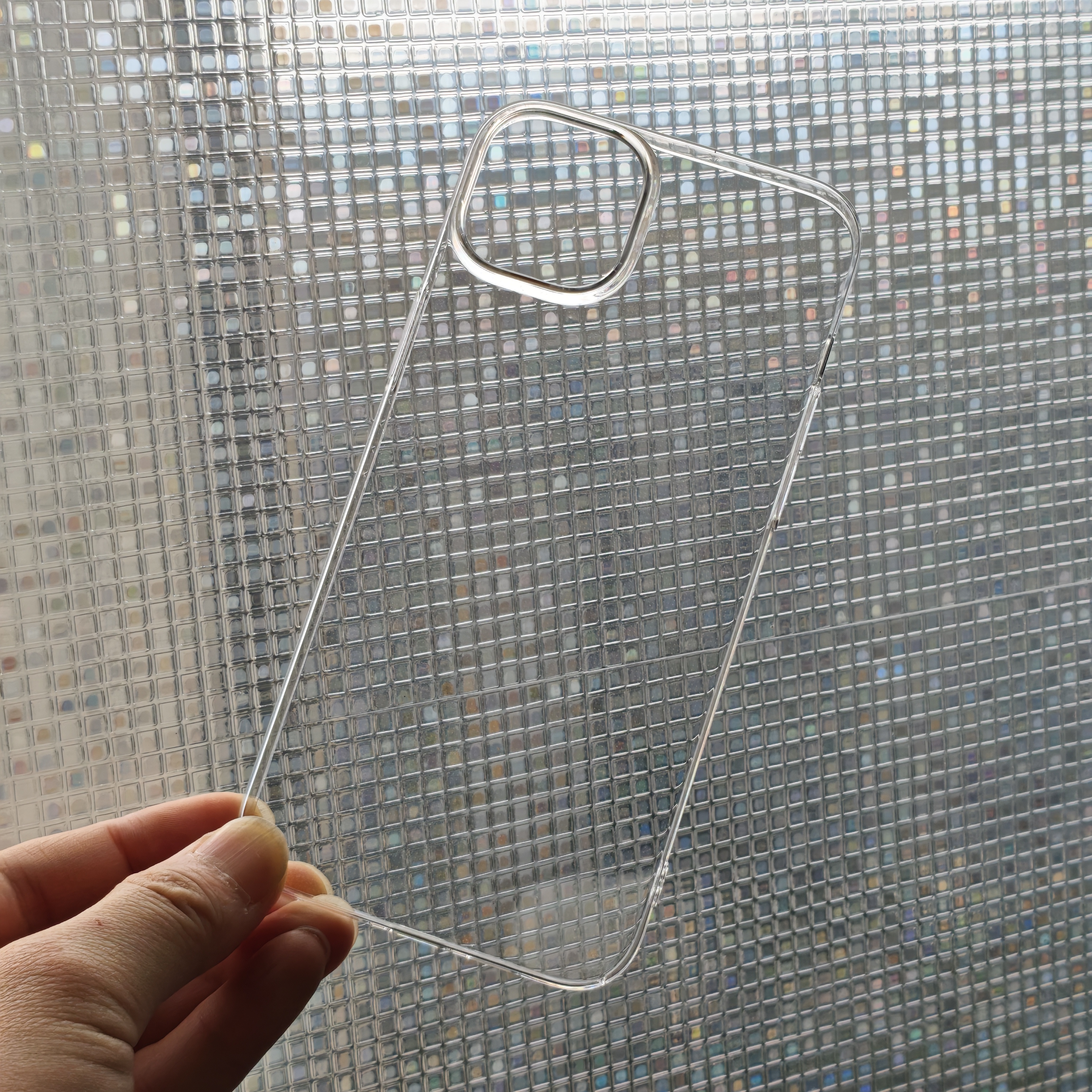 Wekome适用苹果iPhone14 Plus透明硬壳全包边手机保护套外壳