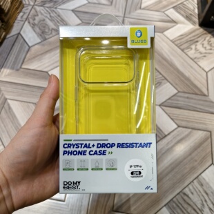 适用苹果iPhone17Pro手机保护壳高清透明塑料硬壳外套全包边防摔简约摄像头加高 Blueo蓝猩先生