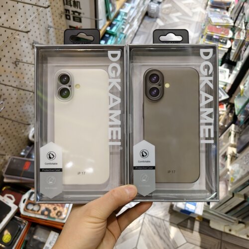 DGKamei适用苹果iPhone17手机保护壳磨砂半透明塑料硬壳外套全包边防摔简约摄像头全包加高防指纹