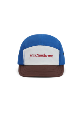 FreeNight 美式复古M豆撞色拼接MILKNEEDSME儿童短檐五片棒球帽