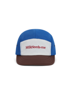 FreeNight 美式复古M豆撞色拼接MILKNEEDSME儿童短檐五片棒球帽