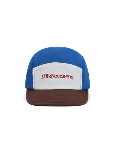 FreeNight 美式复古M豆撞色拼接MILKNEEDSME儿童短檐五片棒球帽