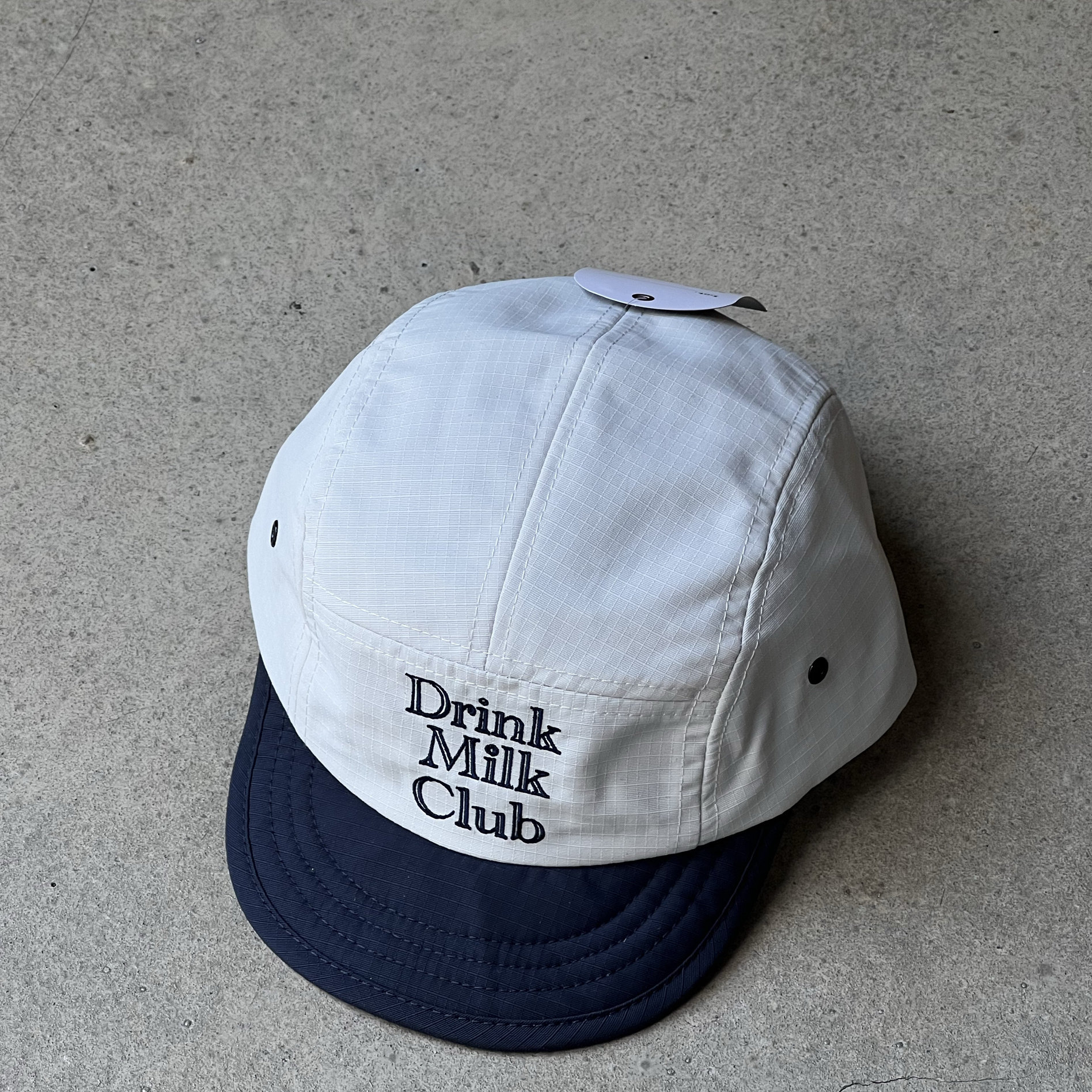 Free Night 美式户外速干透气刺绣drink milk club儿童短檐五片帽