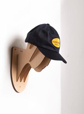 Freenight 美式复古咔叽刺绣布标酒红弯檐可调节棒球帽Dad Hat