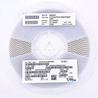 C3216C0G2A103JT| 东电化高压电容 1206 10NF 5% 100V 3216 NPO