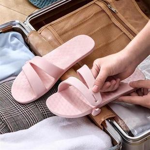 户外旅行便携拖鞋 超轻 折叠旅游收纳酒店浴室防滑沙滩便携式 凉拖鞋