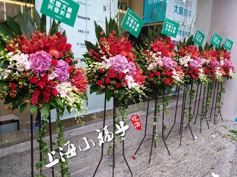 上海开业开张乔迁花篮年会演唱会商务庆典鲜花上海花篮同城速递,鲜花速递/花卉仿真/绿植园艺,商务用花,淘宝优惠券,粉丝福利购,淘宝优惠卷