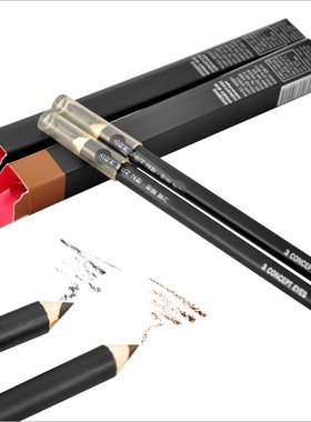 新款现货韩妆 3ce stylenanda黑色棕色双用眉笔防水防晕眼线液笔