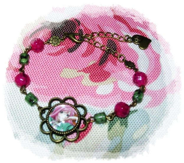 十字架與吸血鬼時光寶石手链