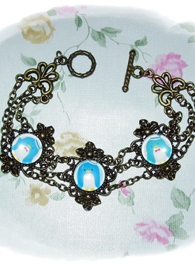 现货 TUXEDOSAM Tuxedo Sam bracelet 3 企鵝 時光寶石 手链