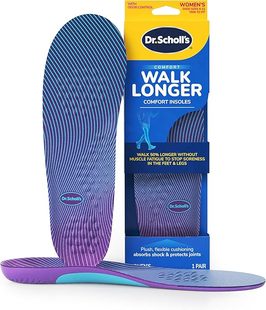 瑕疵爽健dr.scholl's同功能舒足速乐SOFSOLE运动篮球鞋垫气垫减震