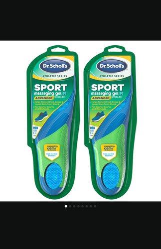 爽*健Dr.scholl'ss正品支撑足弓抗扭转运动跑步PU弹力足男女鞋垫