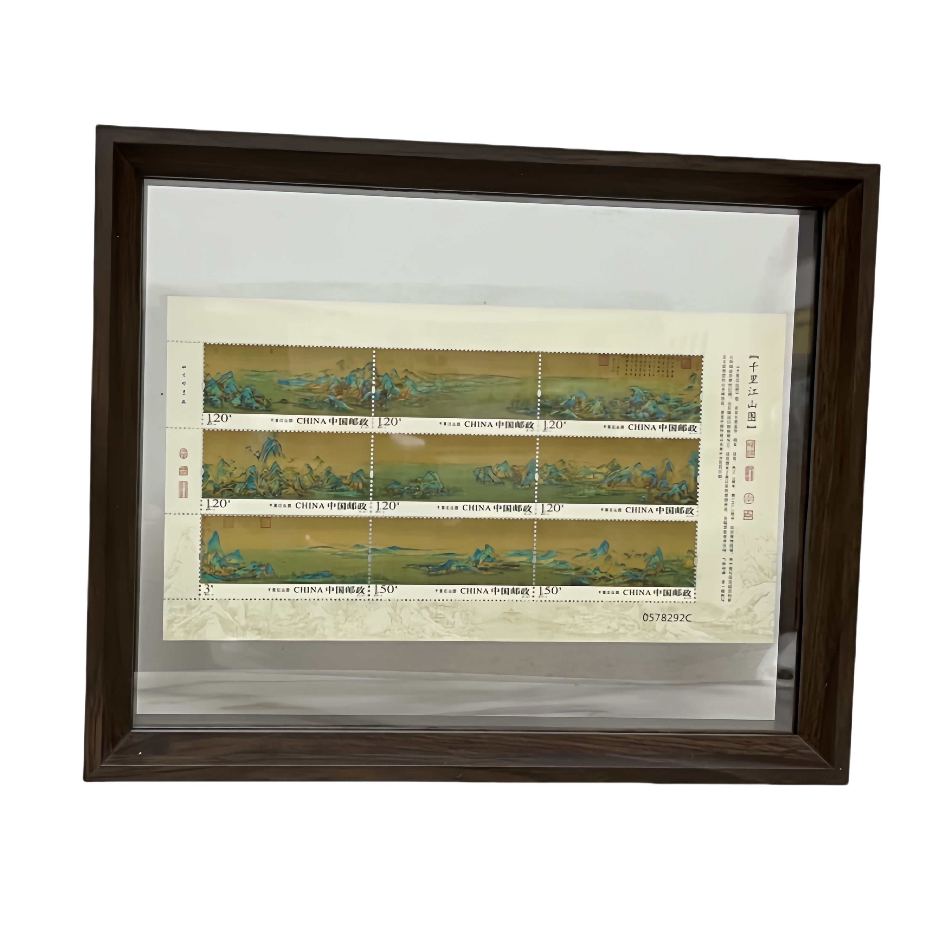 双面透明邮票收藏展示框10寸摆台装裱压花标本框照片挂墙画框相框