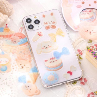 蛋糕美食甜味少女创意美食可爱手帐素材diy拼贴手机相册装饰贴画