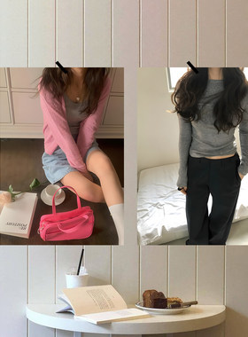 ins韩风秋冬彩色百搭服装模特拍照搭配海报纸装饰画背景墙直播画