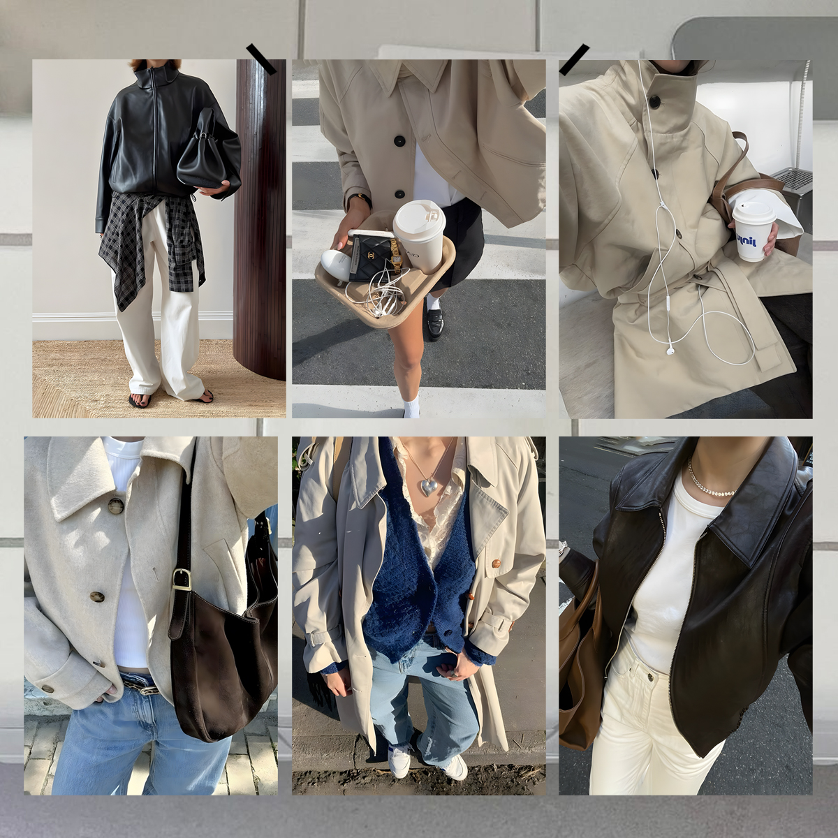 ins欧美街头秋冬走秀时装服装店拍摄直播间装饰画模特穿搭海报纸
