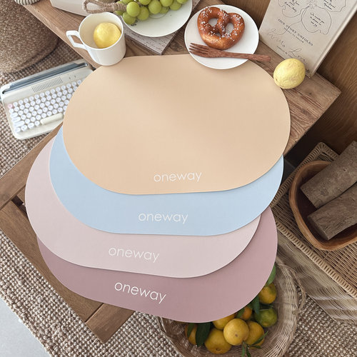 ins韩风小清新鼠标垫餐垫仿皮革防水西餐垫岛台隔热垫摆盘餐盘垫