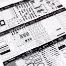 ANT原创硅胶印章日常英文排版 饰数字学生用章 星期月份搭配手帐装