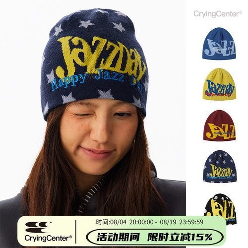 CryingCenter JazzDay多色刺绣提花线帽男女造型冷帽 哭喊中心