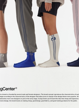 CryingCenter 多色3c运动长袜短袜 哭喊中心