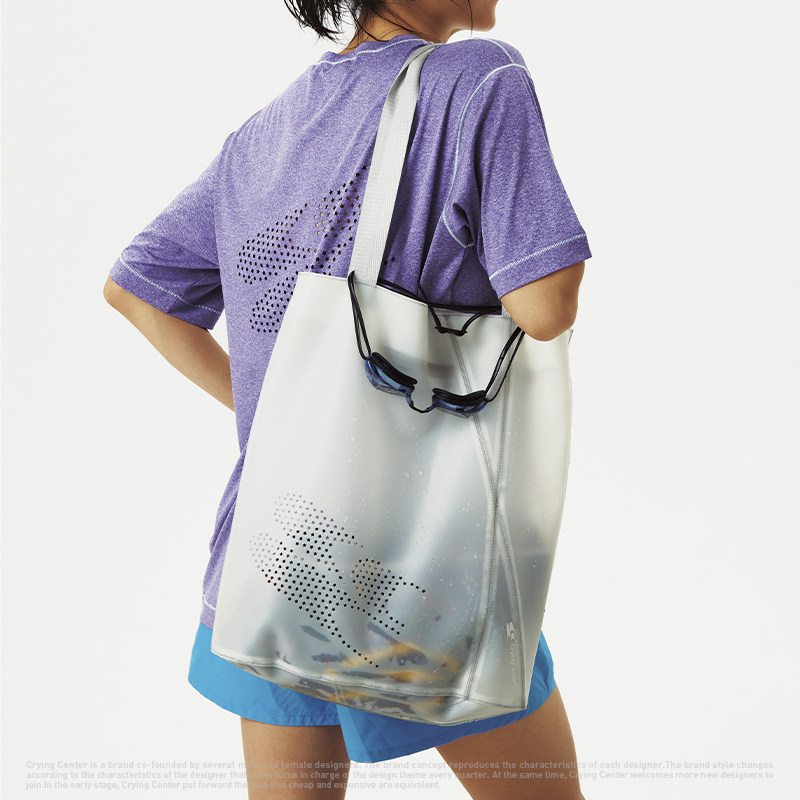 CryingCenter 环保可降解tpu材料半透冲孔拼接星星托特包哭喊中心,箱包皮具/热销女包/男包,通用款女包,淘宝优惠券,粉丝福利购,淘宝优惠卷