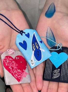 CryingCenter 去爱去哭御守 泪子爱哭御守 蓝色的爱御守 哭喊中心