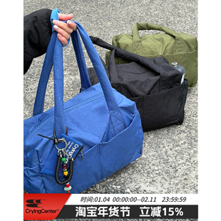CryingCenter  单肩手提大容量托特通勤多用途行李健身包小号