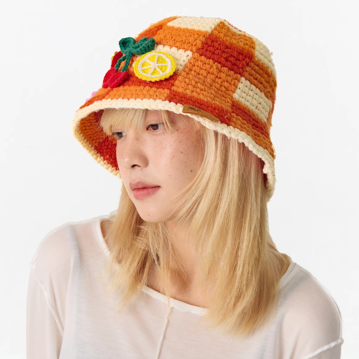 cryingcenter渔夫帽青春流行钩针