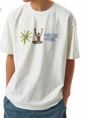 CryingCenter 索罗娜吸湿速干短纤太阳小人Tee 哭喊中心