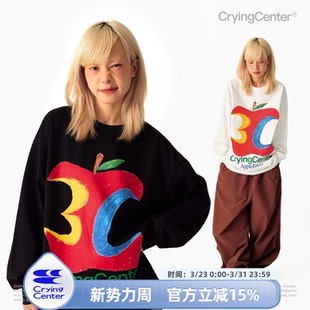 哭喊中心 CryingCenter 3C苹果涂鸦长袖