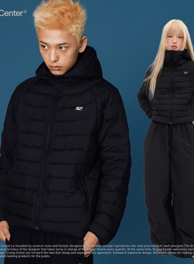 CryingCenter 可收纳黑色羽绒服 哭喊中心