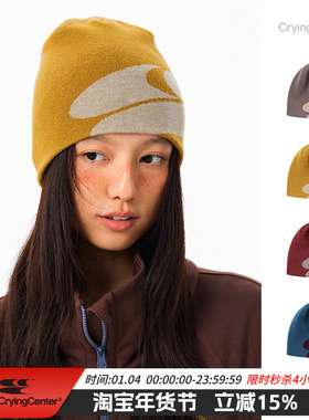 CryingCenter  3c logo毛线针织帽 哭喊中心