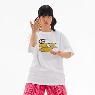 CryingCenter xTakuma Fujisaki x ARTOX GROUP合作款毛毛logoT恤