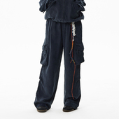 CryingCenter 哭喊中心 轻薄铜氨做旧光泽雾感垂坠长裤