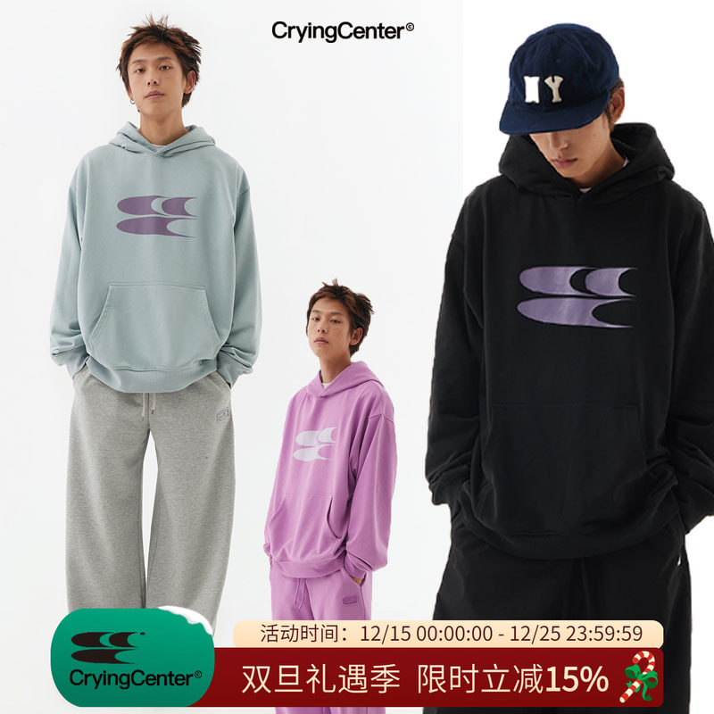 薄款cryingcenter青春流行卫衣
