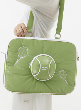 CryingCenter 网球刺绣电脑包 斜挎包 哭喊中心