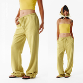 CryingCenter 哭喊中心 可束口荷叶边微喇卫裤