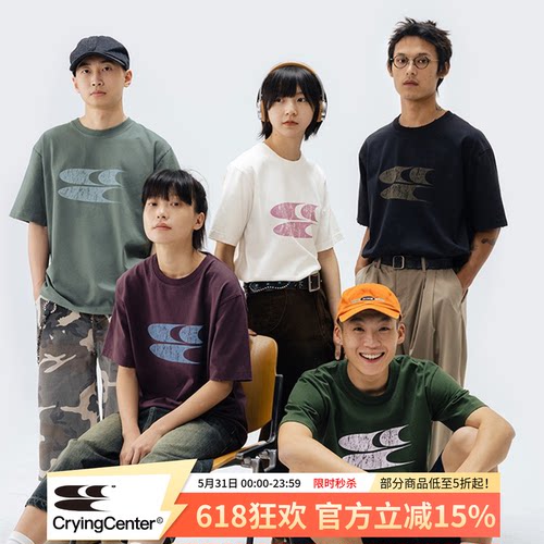 cryingcenter短袖青春流行logo