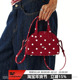 CryingCenter 三色波点波士顿单肩手提斜挎包 哭喊中心