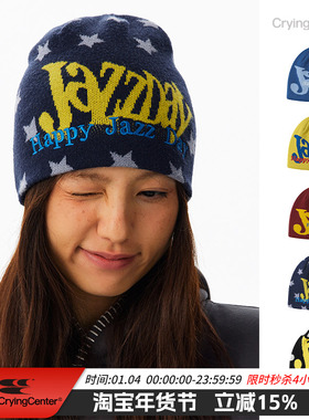 CryingCenter JazzDay多色刺绣提花线帽男女造型冷帽 哭喊中心